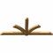 Ekena Millwork Redmond Rough Sawn Timber Gable Bracket, Western Red Cedar, 108"W x 45"H x 4"D x 6"F, 10/12 Pitch GBW108X45X0406RED00RWR - alternate 3